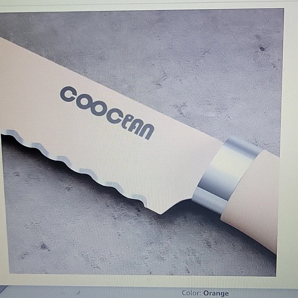Cooclan serrated bread knife 8